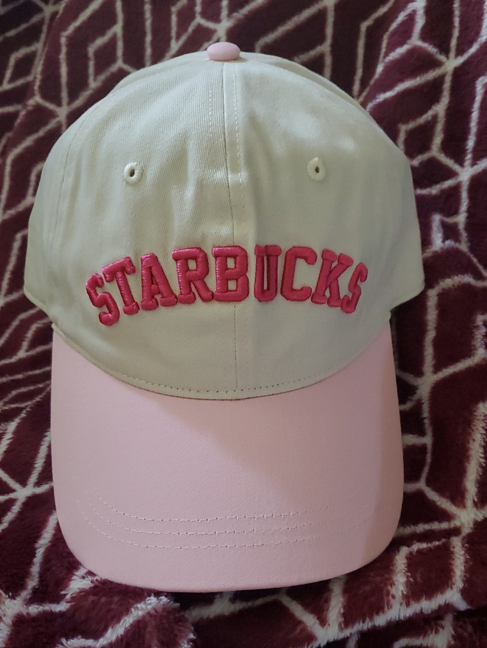 Starbucks Pink Drink Strawberry Pink Hat Ball Cap